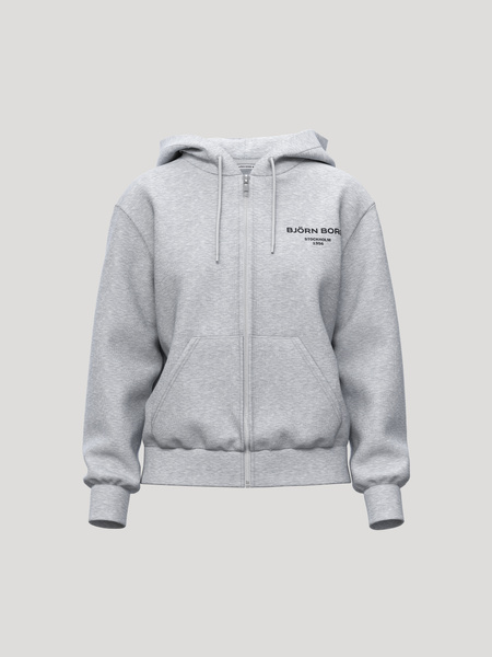 Björn Borg Borg Essential 1 Zip Hoodie Grå, S