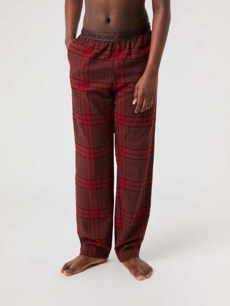 Björn Borg Core Flannel Pyjama Pants Rød, 134-140