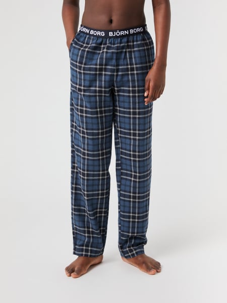 Björn Borg Core Flannel Pyjama Pants Blå, 146-152
