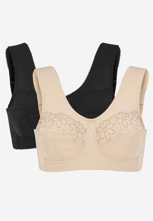 Cellbes of Sweden Soft BH med broderi Lily 2-pack