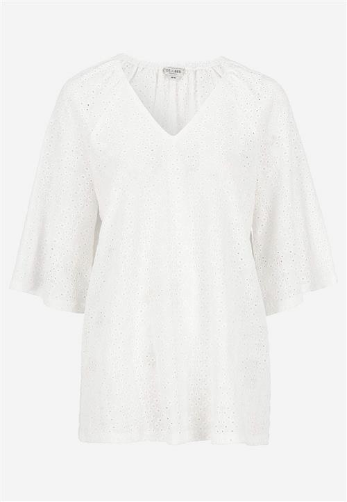 Cellbes of Sweden Jerseytunika med hulbroderi