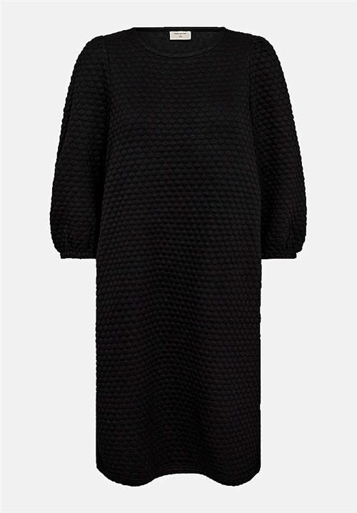 Freequent Jerseykjole med 3D-struktur