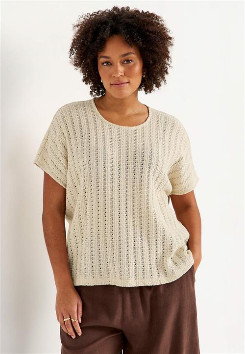Cellbes of Sweden Jerseytop med hulmønster