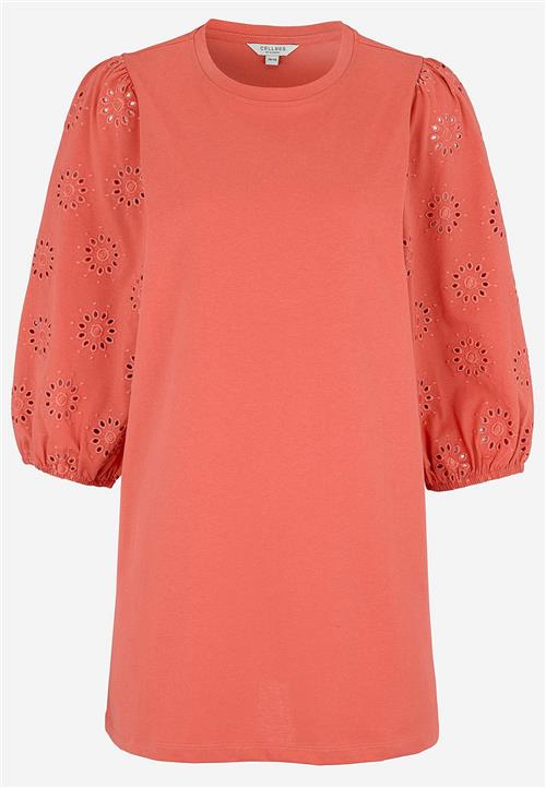 Cellbes of Sweden Jerseytunika med broderede ærmer