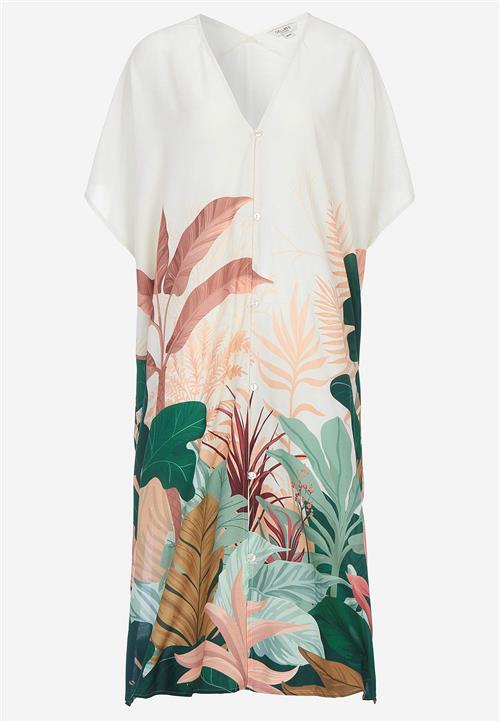 Cellbes of Sweden Mønstret strandkaftan med knapper