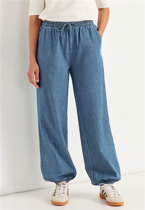 Cellbes of Sweden Ballonbukser i let denim med høj talje