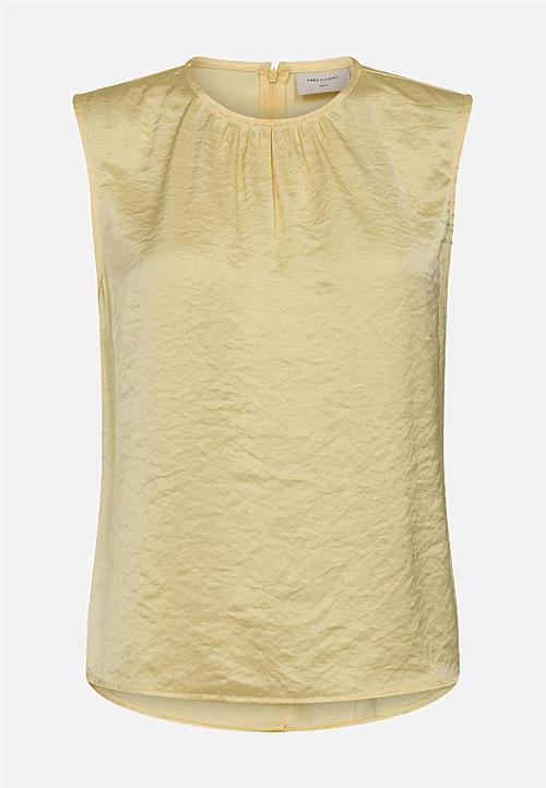 Freequent Ærmeløs satin-top