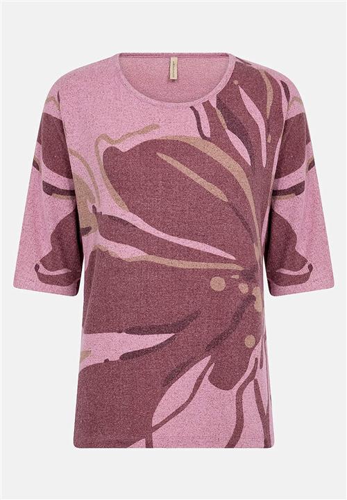 Soyaconcept Ultrablød, mønstret jerseytop