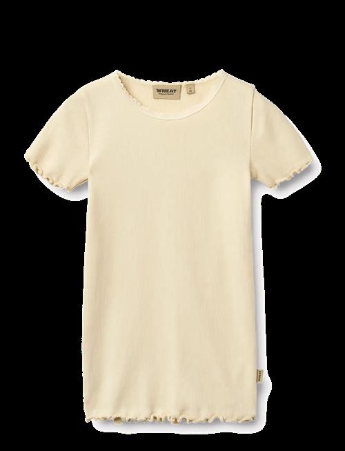 Wheat | Rib T-Shirt S/S Katie | 110