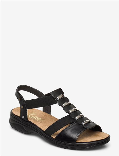 Rieker | Rieker Ladies' Sandals 64580-00 Black | 40