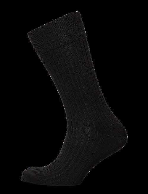 AN IVY | Black Ribbed Socks | 43-46