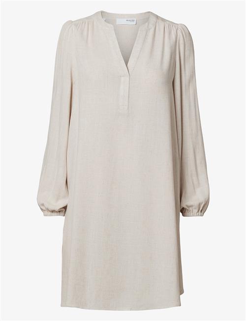 Selected | Slfviva Ls Short V-Neck Dress Noos | 38