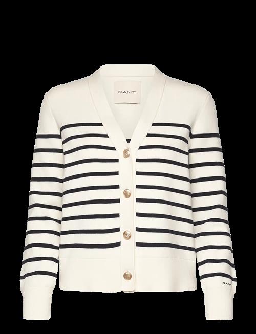 Gant | Striped Cotton Cardigan | L