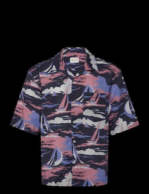 Gant | Rel Sailing Print Ss Shirt | S