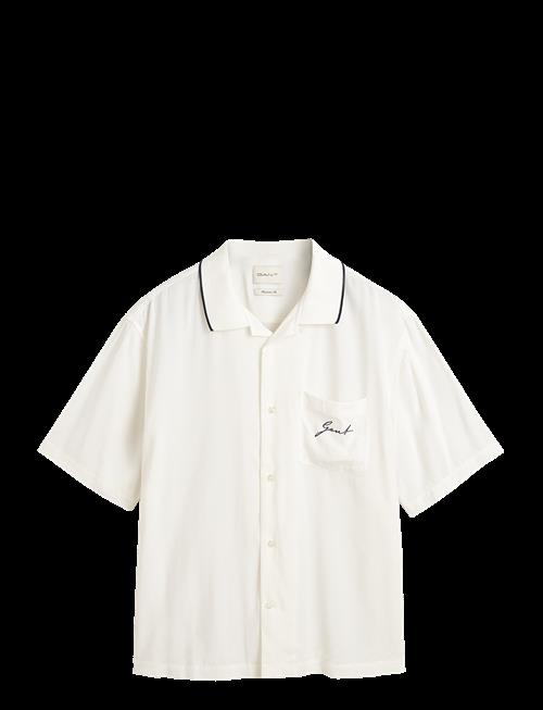 Gant | Rel Viscose Ss Shirt | XXL