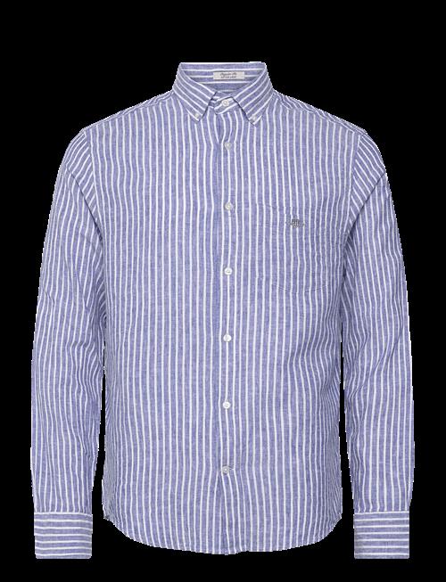 Gant | Reg Cotton Linen Stripe Shirt | XXL