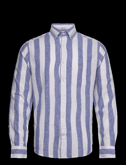 Gant | Reg Cotton Linen Bold Stripe Shirt | XXL