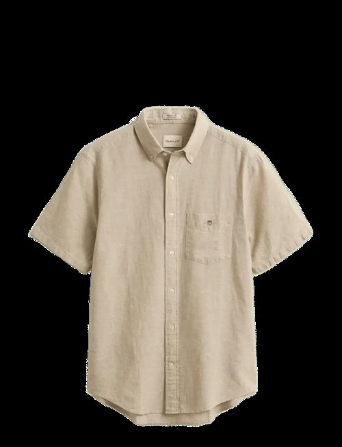 Gant | Reg Cotton Linen Ss Shirt | M