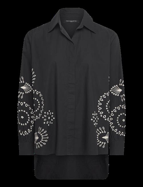 French Connection | Cambria Cotton Embroidered Top | XS