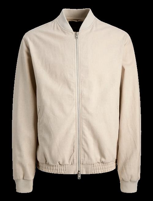 Jack & Jones | Jprblaleister Linen Blend Bomber Jkt Ln | L
