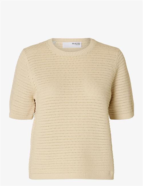 Selected | Slfvinna Ss Structure Knit O-Neck Noos | XS