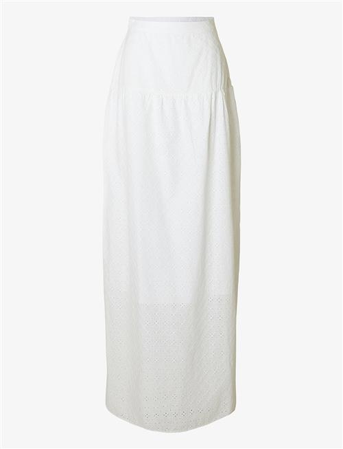 Selected | Slfhannah Mw Long Broderi Skirt D | 42