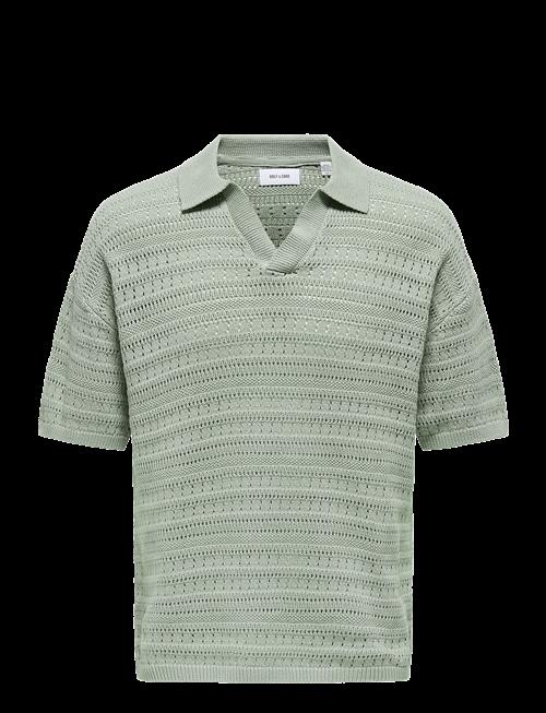 ONLY & SONS | Onsgrayson Ds 5 Chochet Polo Knit Noos | S