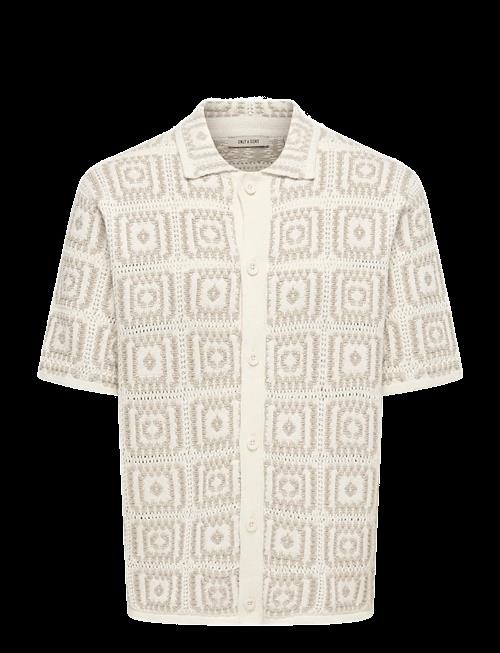 ONLY & SONS | Onsbart Rlx 5 Ss Shirt Knit Noos | XXL