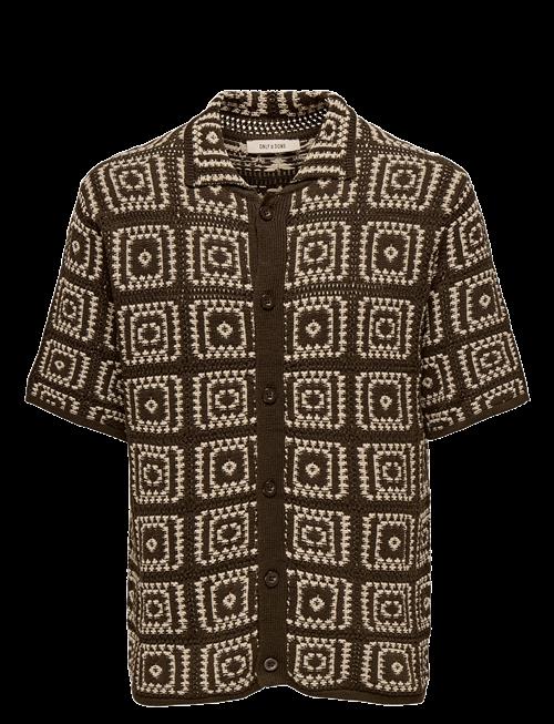 ONLY & SONS | Onsbart Rlx 5 Ss Shirt Knit Noos | M