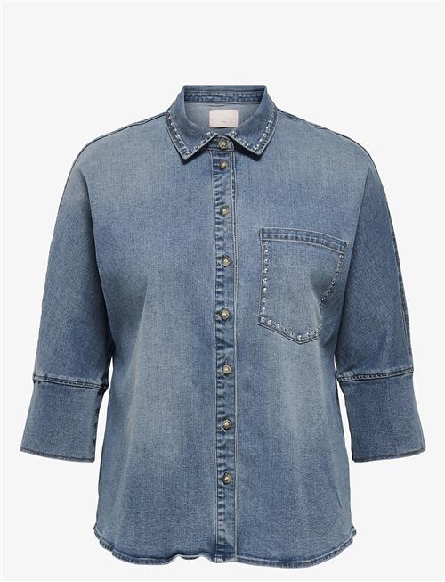 ONLY Carmakoma | Cargrace 3/4 Stud Dnm Shirt Gua | 44