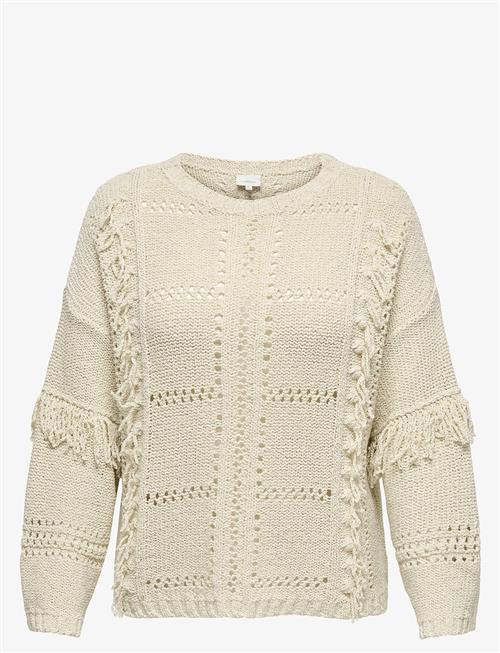ONLY Carmakoma | Caryrsa Life Ls Fringe O-Neck Knt | 42-44