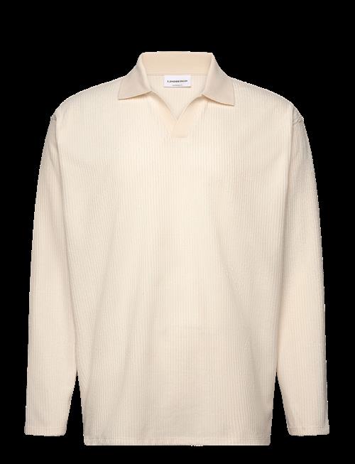 Lindbergh | V-Neck Jacquard Polo L/S | M