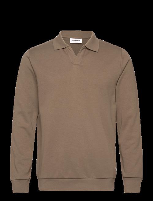 Lindbergh | Jersey Split Neck W. Collar L/ | S