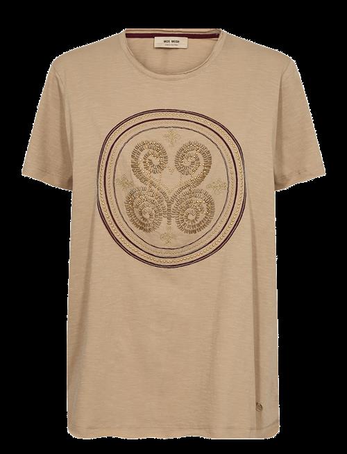 MOS MOSH | Mmzano O-Ss Embroidery Tee | XS