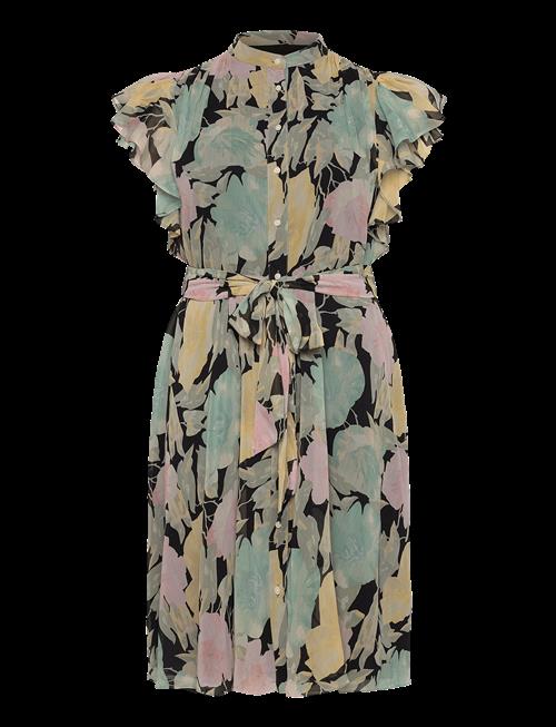 Lauren Women | Floral Belted Georgette Shirtdress | 46