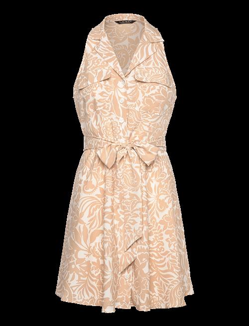 Lauren Ralph Lauren | Floral Crepe Sleeveless Shirtdress | 40