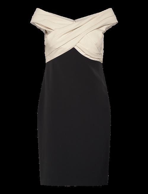 Lauren Ralph Lauren | Two-Tone Off-The-Shoulder Cocktail Dress | 46