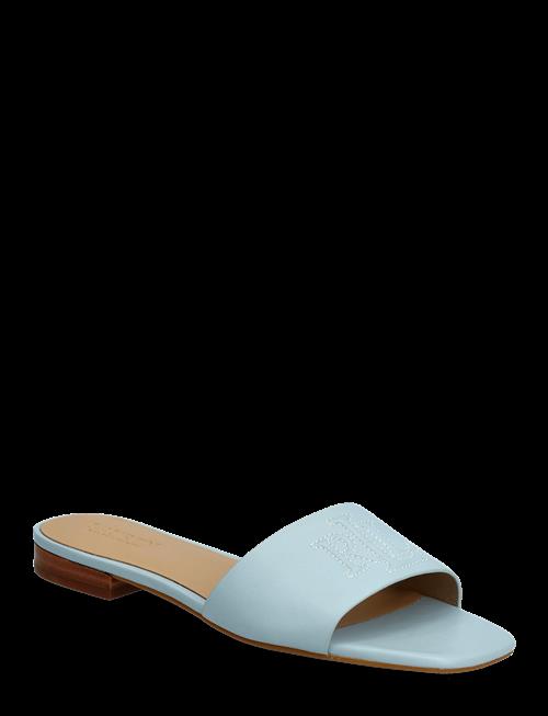 Lauren Ralph Lauren | Everley Nappa Leather Slide Sandal | 38