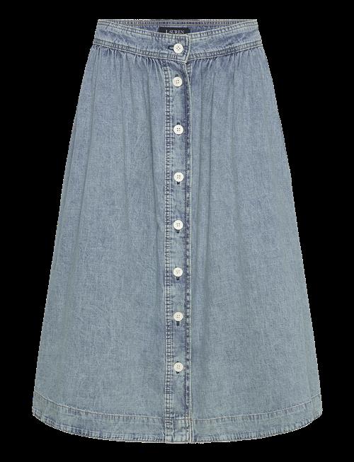 Lauren Ralph Lauren | Button-Front Denim Skirt | 32
