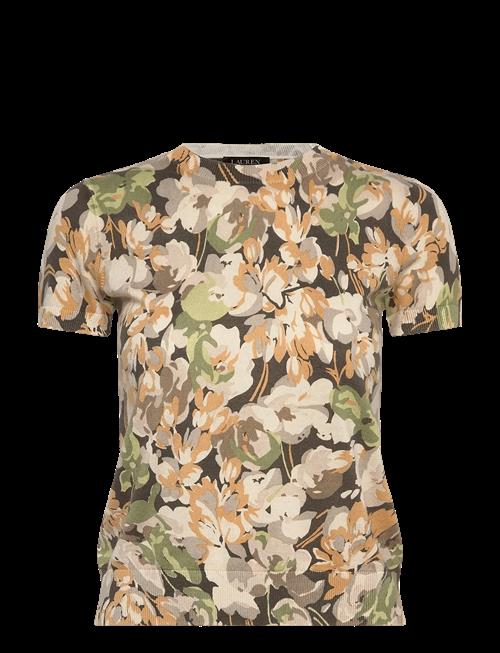 Lauren Ralph Lauren | Floral Cotton-Blend Short-Sleeve Sweater | S