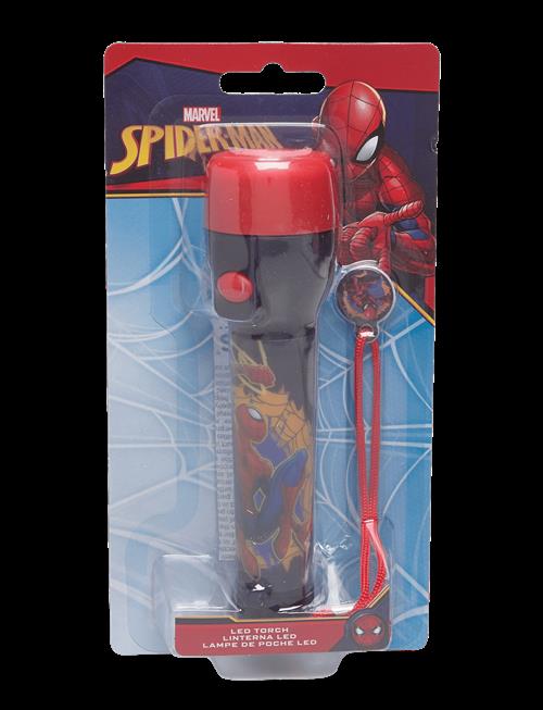 Euromic | Spiderman, Lommelygte Med Led Lys | ONE SIZE