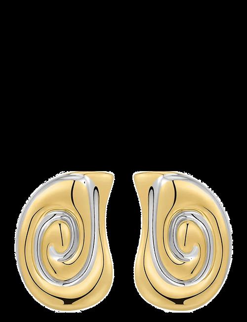LUV AJ | The Two-Tone Coquille Studs | ONE SIZE