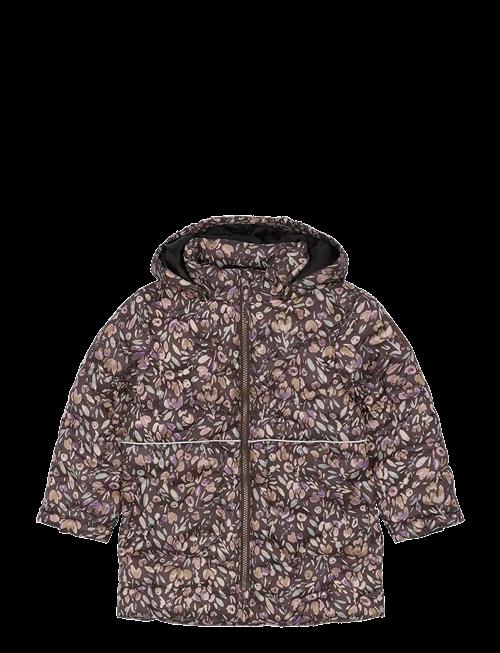 mikk-line | Long Puffer Jacket Aop Rec. | 92