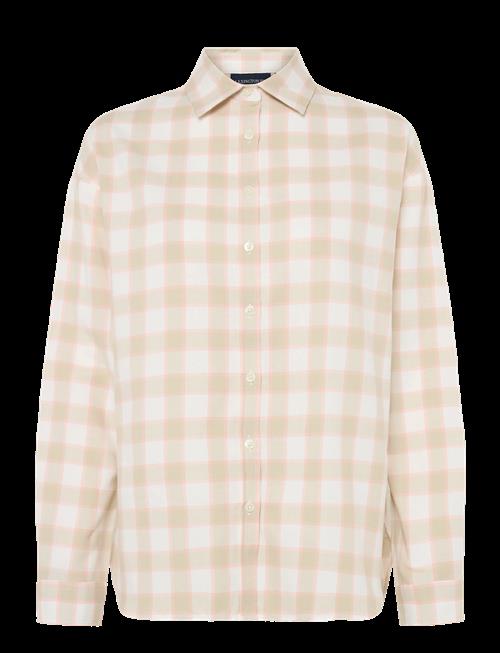 Lexington Clothing | Oversized Organic Cotton Check Flannel Shirt | M