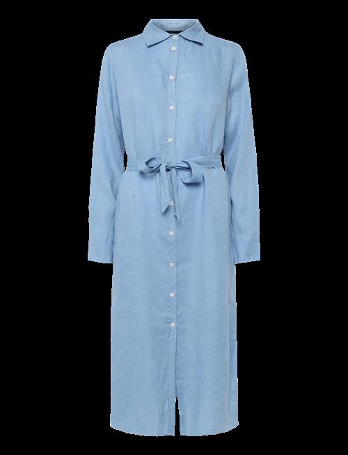 Lexington Clothing | Long Linen Shirt Dress | L