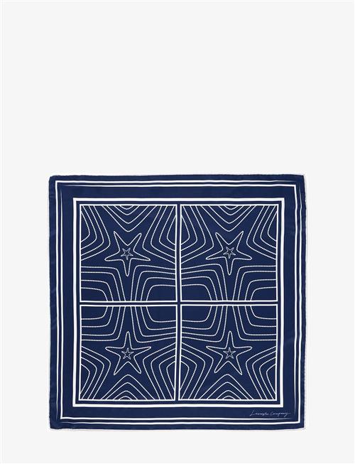 Lexington Clothing | Small Starfish Printed Silk Scarf | ONE SIZE