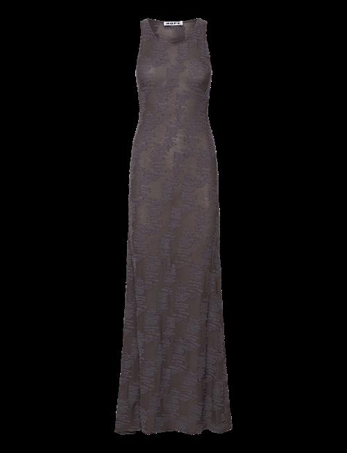 Hope | Seaside Dress Plum Grey Jacquard | 34