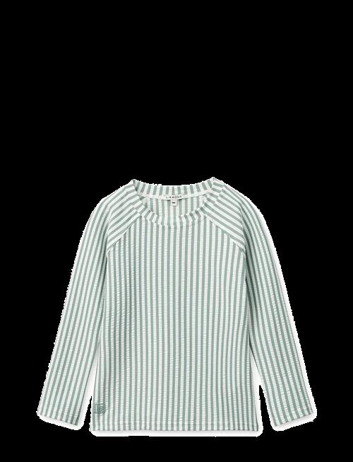Liewood | Noah Seersucker Longsleeve Swim Tee | 56