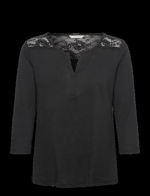 Cream | Crjanny Lace Jersey Blouse | M