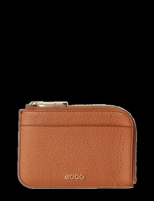 ECCO | Card Case Zipped Pebbled Leather | ONE SIZE